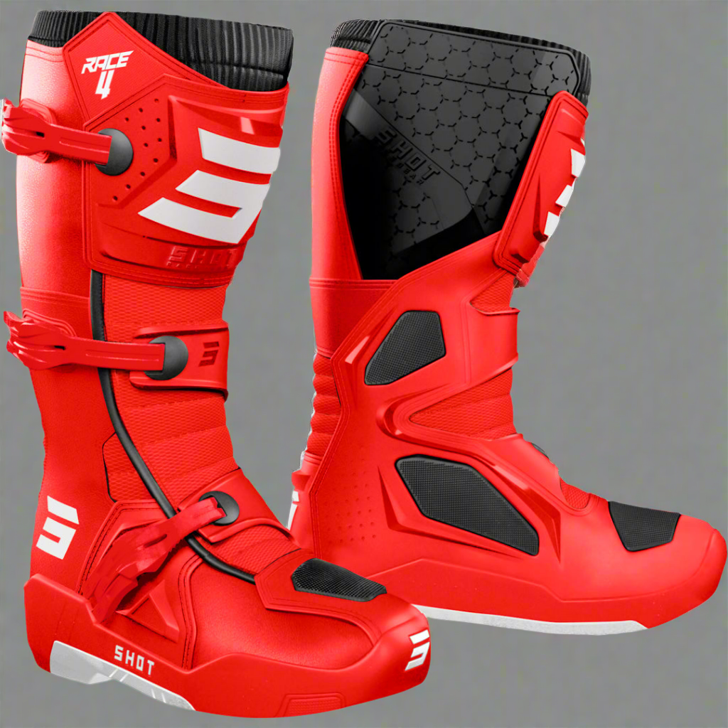 BOTAS SHOT RACE 4 - ROJAS