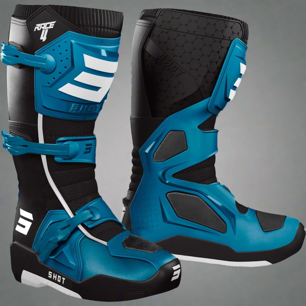BOTAS SHOT RACE 4 - AZULES