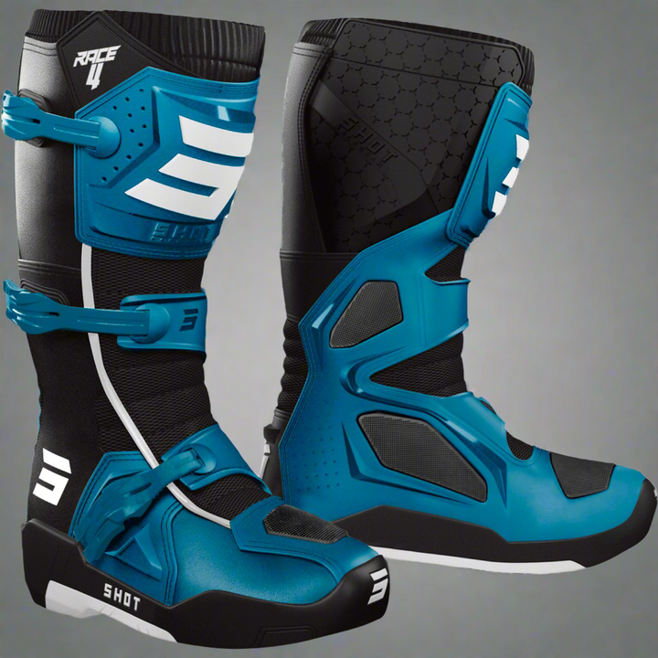BOTAS SHOT RACE 4 - AZULES