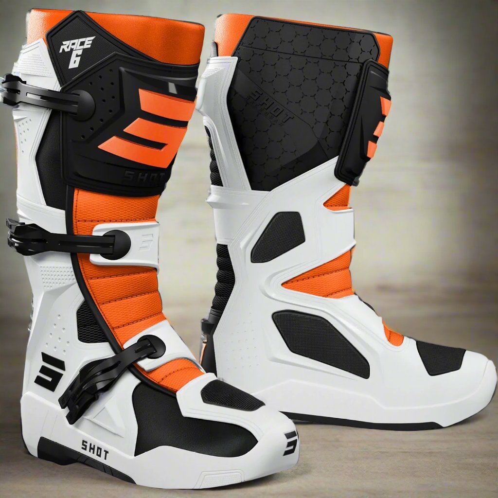 botas-shot-race-6-laranja
