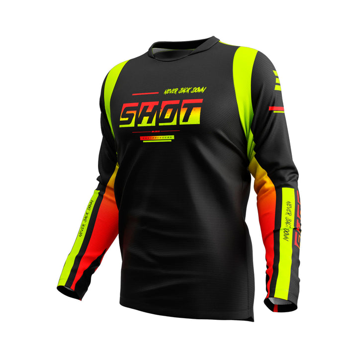 camisola-shot-devo-block-amarelo-neon-front