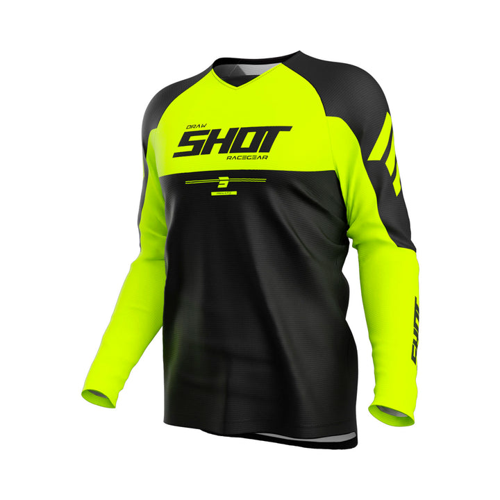 camisola-shot-draw-private-amarelo-neon-front