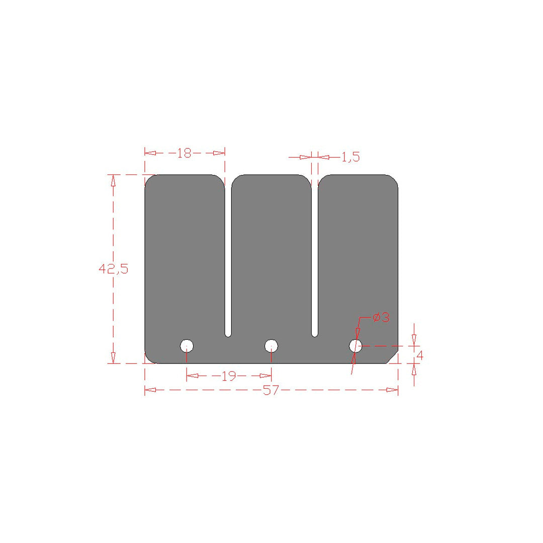 LAMINAS DE FIBRA DE CARBONO TOOLMUCH HONDA CR 125 2001-2003