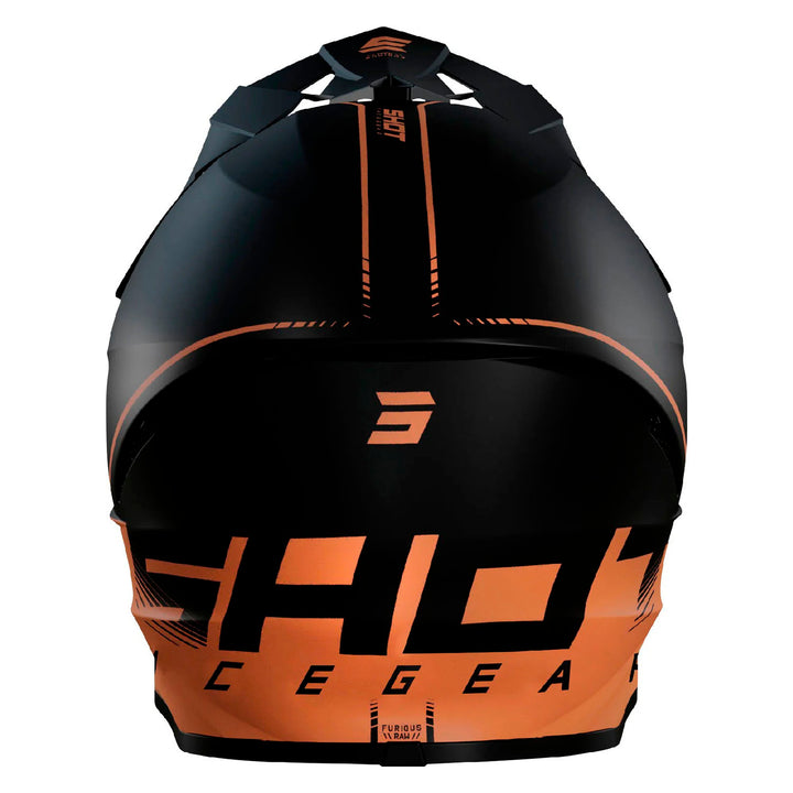 CASCO SHOT FURIOUS DRAW 3.0 NEGRO / BRONCE MATE