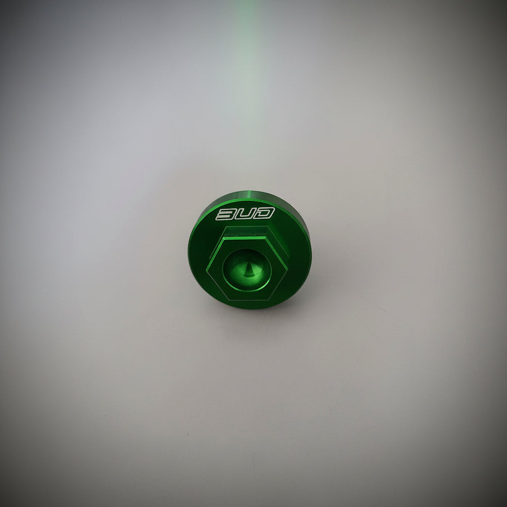 TAPÓN MOTOR Y CAJA BUD RACING ALUMINIO CNC ANODIZADO KAWASAKI KX / KX-F