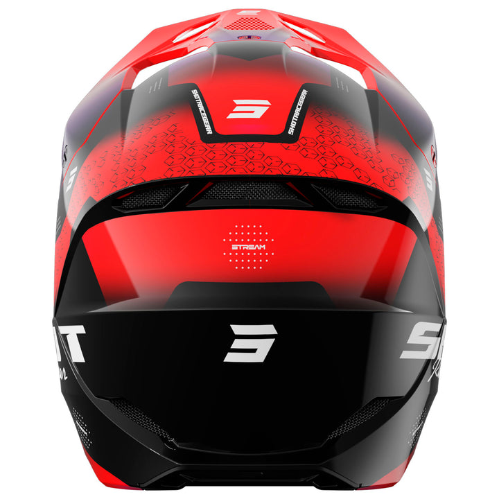 capacete-crianca-shot-furious-kid-stream-red-glossy-back