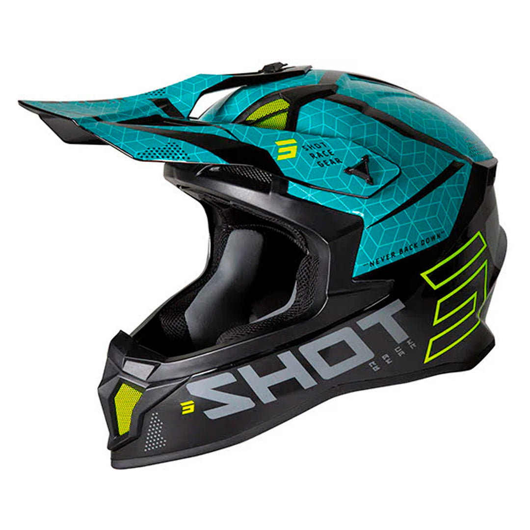 capacete-shot-lite-core-preto-azul-brilho