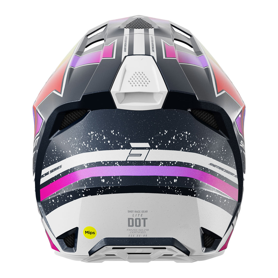 CASCO SHOT LITE RACING BLUE NEON YELLOW PEARLY