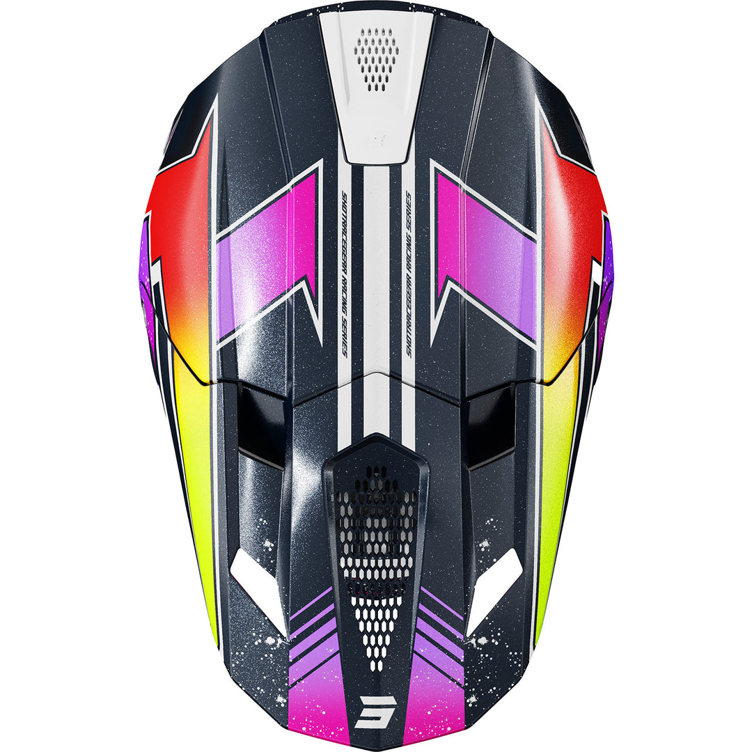 CASCO SHOT LITE RACING BLUE NEON YELLOW PEARLY