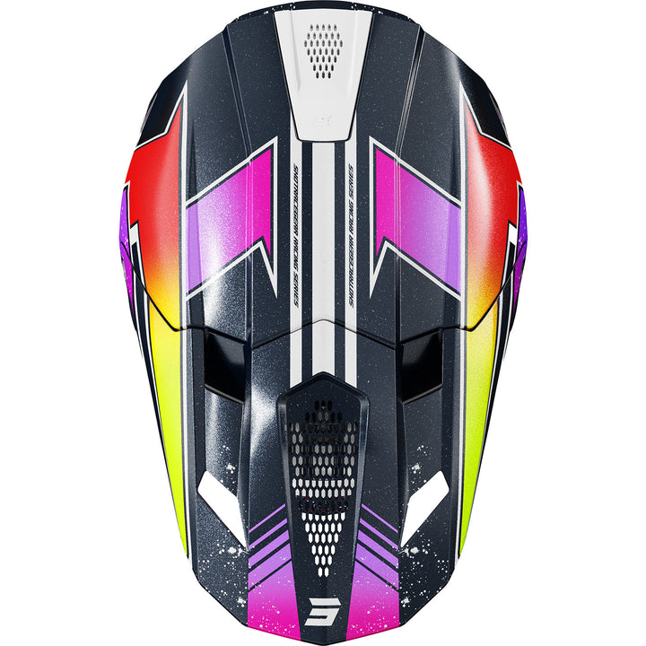 CASCO SHOT LITE RACING BLUE NEON YELLOW PEARLY