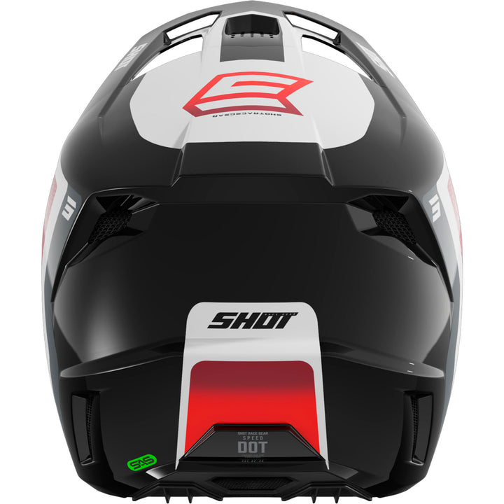 capacete-shot-speed-hybrid-red-glossy-back
