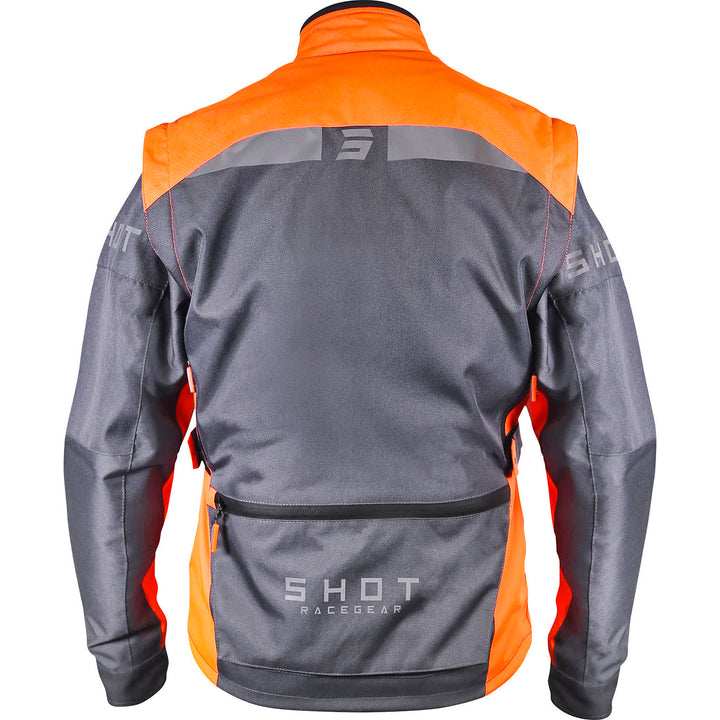 casaco-shot-racetech-cinza-laranja-back