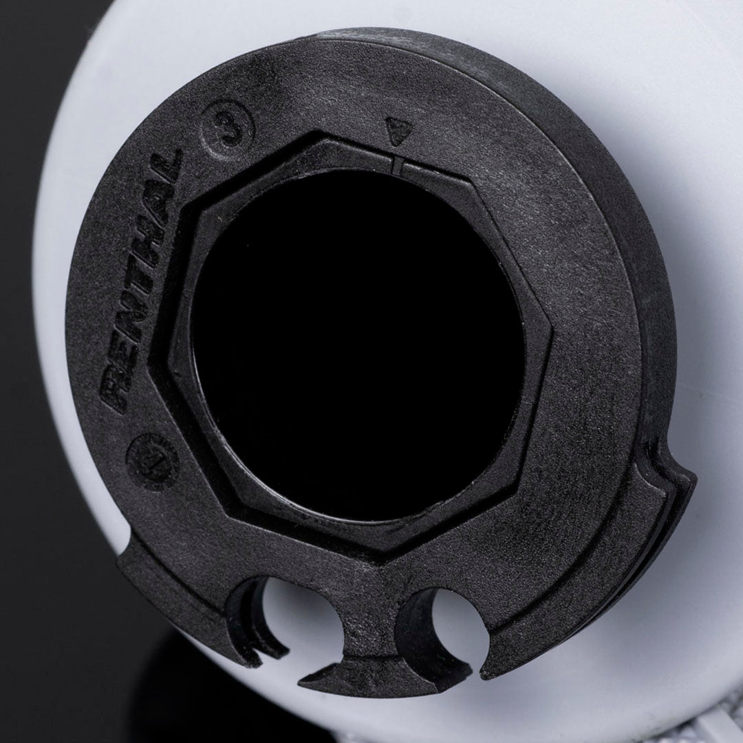 PUÑOS RENTHAL MX LOCK-ON HALF WAFFLE BLANDOS GRIS